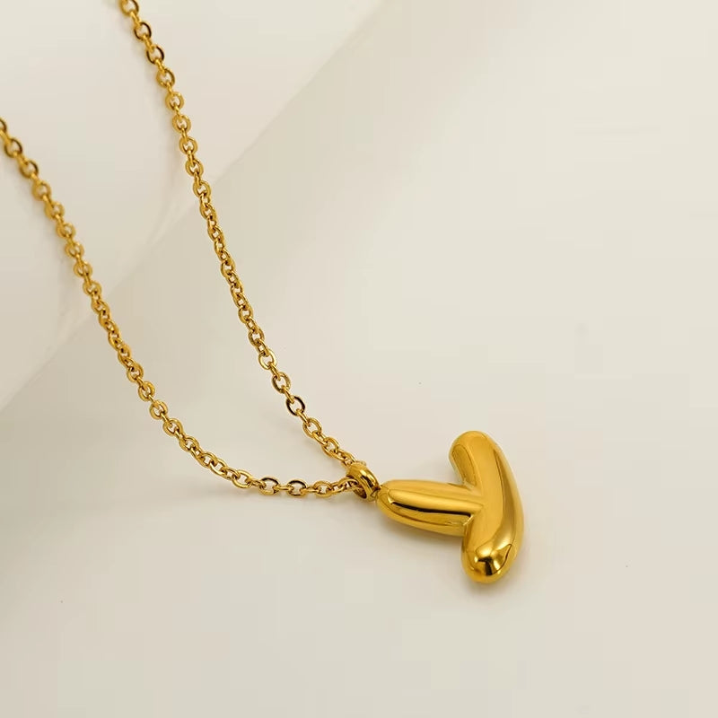 Bubble Letter Necklace